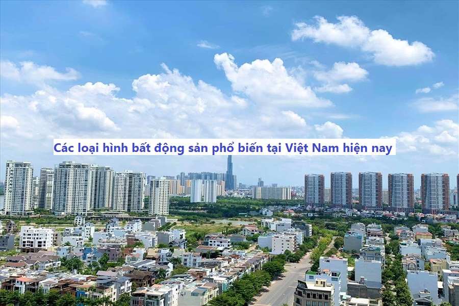Các loại hình bất động sản phổ biến tại Việt Nam hiện nay