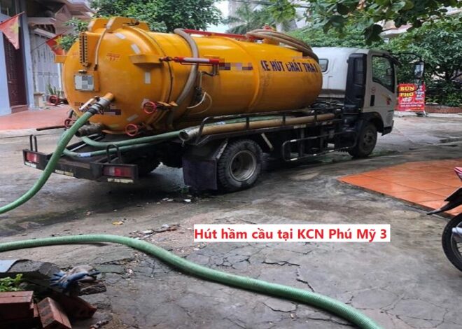 Hút hầm cầu tại KCN Phú Mỹ 3