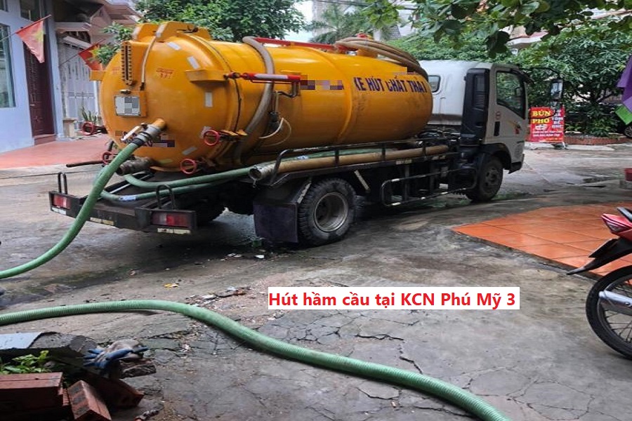 Hút hầm cầu tại KCN Phú Mỹ 3